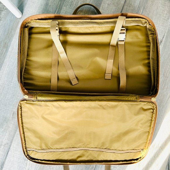 Hartmann Tweed & Leather Trim Expandable 3 Compartment Travel Bag - Picture 9 of 16